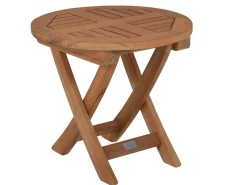 Teakholz Beistelltisch San Francisco Ø50cm