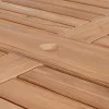 Teakholz Doppel-Ausziehtisch Milano Premium 200/250/300x100cm