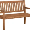 Teakholz Garten Bank Lugana 120cm 2-Sitzer