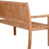 Teakholz Garten Bank Lugana 150cm 3-Sitzer