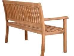 Teakholz Garten Bank Lugana 150cm 3-Sitzer