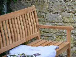 Teakholz Garten Bank Lugana 180cm 4-Sitzer