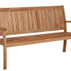 Teakholz Gartenbank Milano Premium 184cm 4-Sitzer