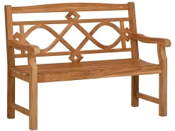 Teakholz Gartenbank Mirabel Ornamento 122cm
