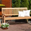 Teakholz Gartenbank 3-Sitzer Coral 150cm