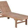 Teakholz Gartenliege Comfort