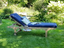 Teakholz Gartenliege Comfort