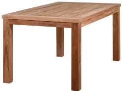 Teakholz Gartentisch John Old-Look 160x90cm