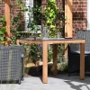 Teakholz HPL Gartentisch Serie Aviano