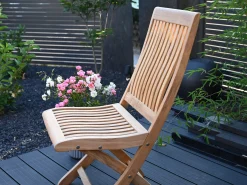 Teakholz Klappstuhl Milano Premium