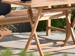 Teakholz Klapptisch Hampton 120x80cm