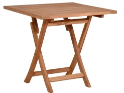 Teakholz Klapptisch Hampton 80x80cm