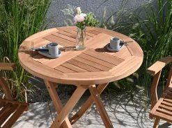 Teakholz Klapptisch rund Hampton Ø70cm