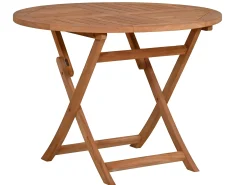 Teakholz Klapptisch rund Hampton Ø110cm