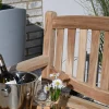 Teakholz Sitzbank Anita 2-Sitzer 120cm