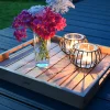 Teakholz Tablett John 45x45cm