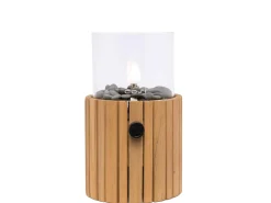 Tischfeuer Cosiscoop Timber Teakholz round Ø18cm