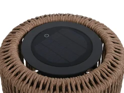 Tischleuchte Lunara Alu-Rope Solar LED Ø27x38cm