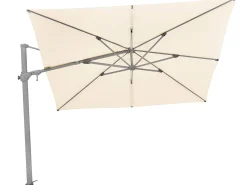 Varioflex Solar LED Ampelschirm 300x300cm ecru 040